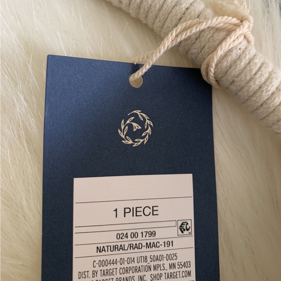 *NWT Cream Summer Woven Bag NWT - Picture 7 of 7